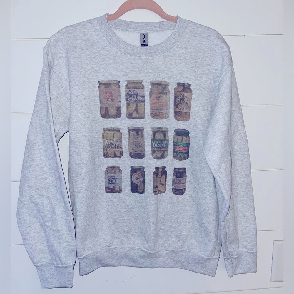 The viral pickles sweatshirt NEW